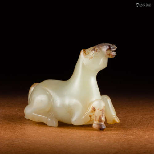 A Chinese Jade Horse Ornament