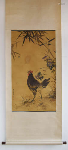 A Chinese Rooster Painting