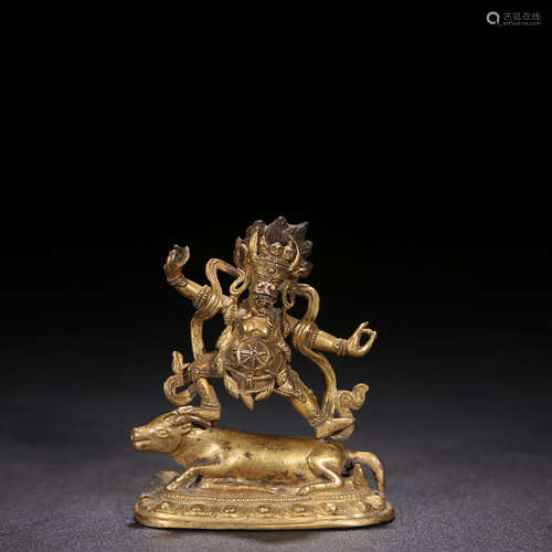 A Chinese Gild Bronze Buddha Statue