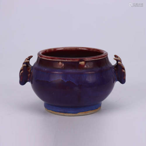 A Chinese Fancy Glaze Porcelain Incense Burner