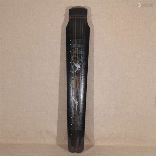 A Chinese Lacquer Musical Instrument Qin