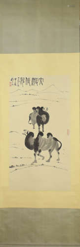 A Chinese Camel Painting