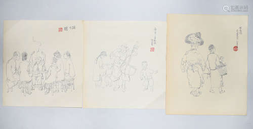 A Chinese Figures Painting