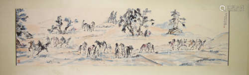 A Chinese Horse Painting