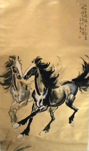 A Chinese Horse Painting