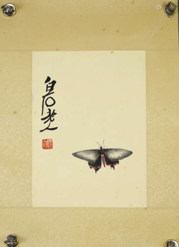 A Chinese Moth Painting