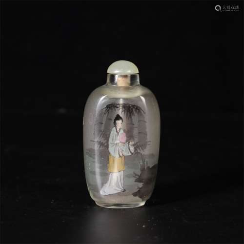 A Chinese Figure Pattern Snuff Bottle