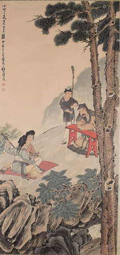 A Chinese Figures Painting