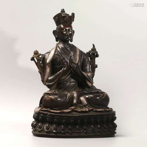 A Chinese Copper Buddha Statue