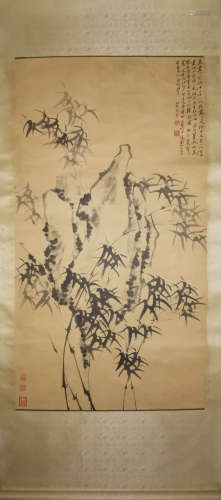 A Chinese Bamboo Painting