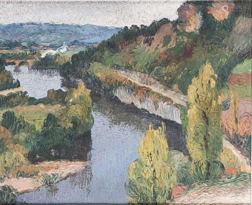 112. Gaston BALANDE (1880 1971). La Seine près de …