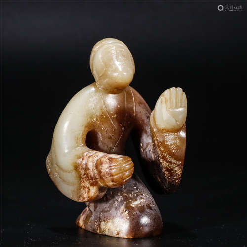 Jade carving figure statue