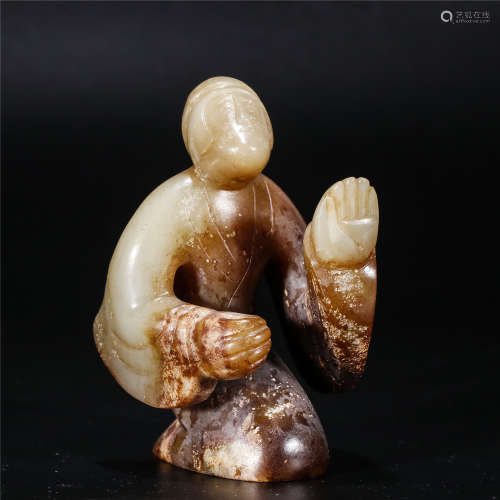 Jade carving figure statue