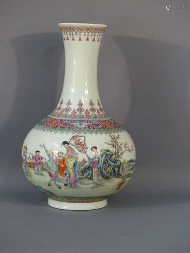 Chine. Vase. Cachet Lin Zhi Ch…