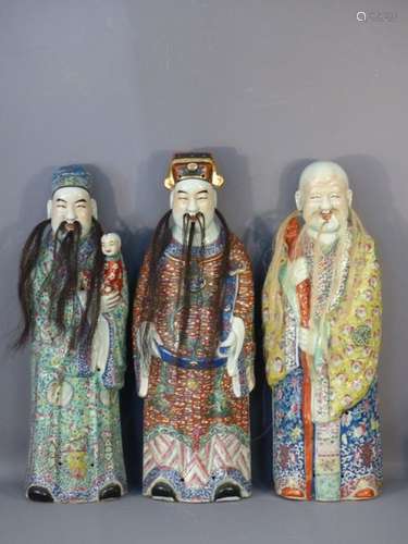 Chine. Ensemble De Trois Statu…