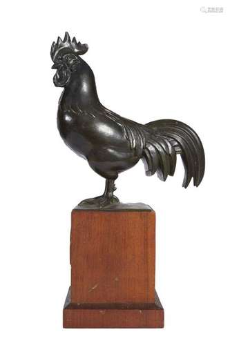 218 C.M RISPAL (Actif vers1930) Le coq Sculpture…