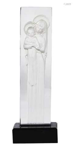 224 René Lalique (1860 1945) « Vierge à l’enfant …