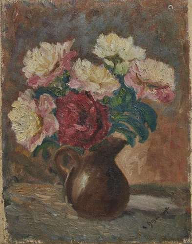 419 Ernest Desurmont (1870 1930) Bouquet de roses…