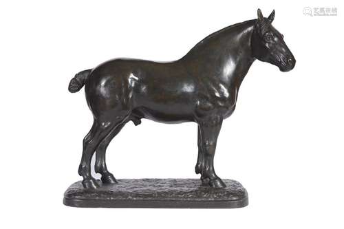 196 Henri BEAUCLAIR (1845 ?) Le cheval Sculpture…