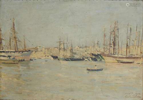 352 Louis CABIE (1854 1939) L'entrée du port de M…