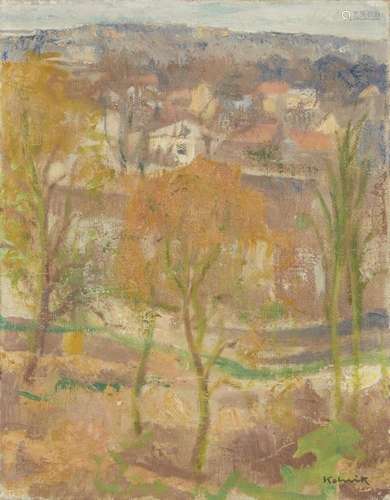 372 Arthur KOLNIK (1890 1972) Paysage Huile sur …