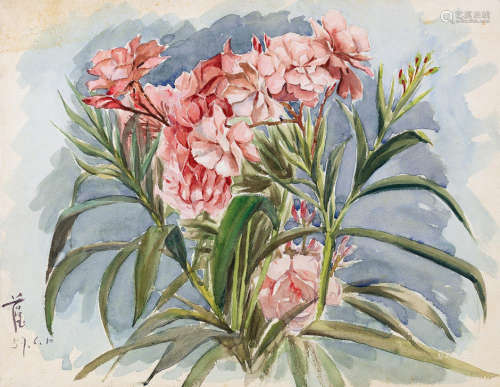 唐蕴玉 1957年作 花卉