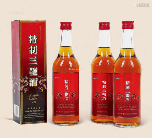 北京同仁堂  精制三鞭酒（原箱）