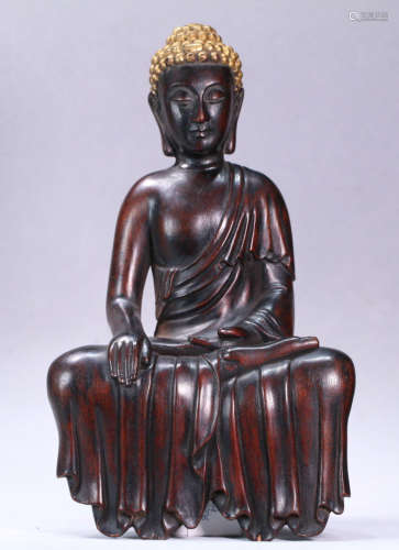 A CHENXIANG WOOD BUDDHA STATUE