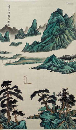 A CHINESE PAINTING, PAN SU MARK