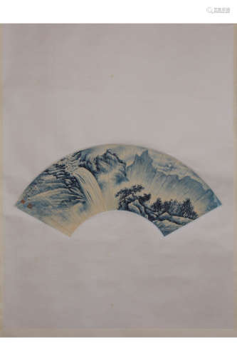 A CHINESE LANDSCAPE PAINTING, TAO LENGYUE MARK