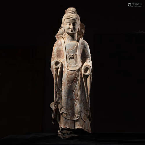 A CHINESE BUDDHA STATUE ORNAMENT