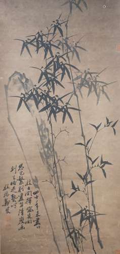 A CHINESE BAMBOO PAINTING, BA DA SHANREN MARK