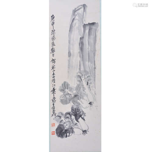 A CHINESE PAINTING, WU CHANGSHUO MARK