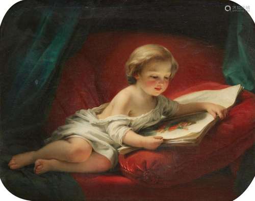 HOLFELD Hippolyte Dominique (1804 1872) La lecture…