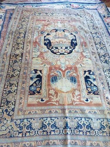 Tapis TEBRIZ DJAFFER (chaîne et trame en coton, ve…