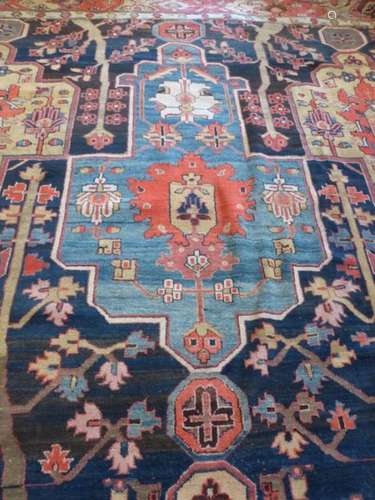 Tapis Bakthiar (chaîne et trame en coton, velours …