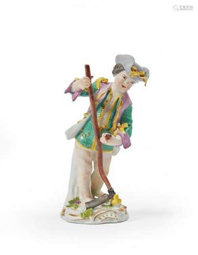 MEISSEN Figure en porcelaine représentant un jeune…