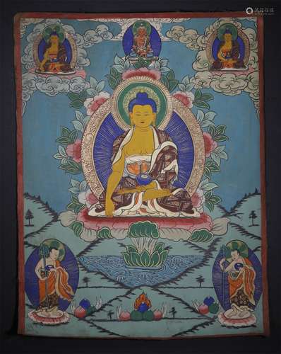 A MING DYNASTY THANGKA