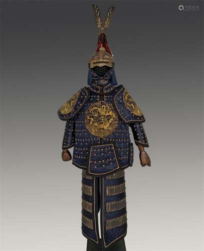 A SUIT OF QING DYNASTY  ARMOR