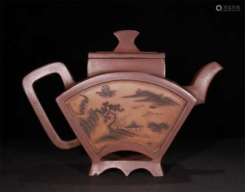 A QING DYNASTY CHEN YONGQING'S STYLE TEAPOT