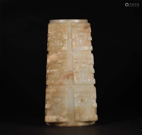 A MING DYNASTY JADE CONG