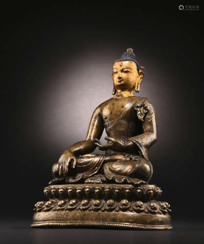 16世纪 铜释迦牟尼佛像