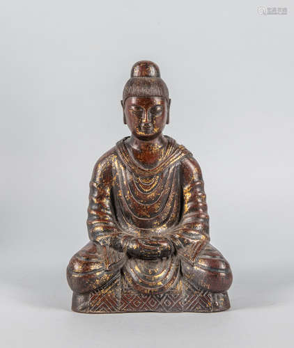 Chinese Gilt Metal Buddha