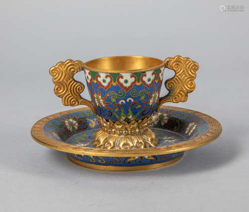 Chinese Export Cloisonne Cup