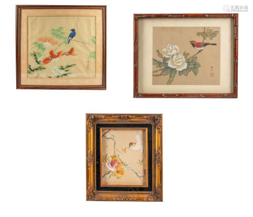 Group of Chinese Wall Hanging Paintings