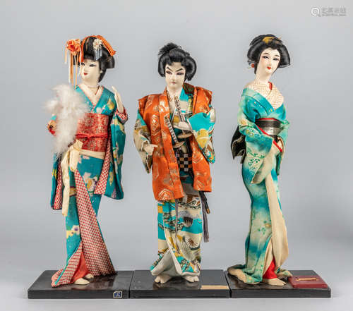 Collectible Japanese Old Geisha Dolls