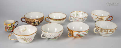 Group of Old Porcelain Cups