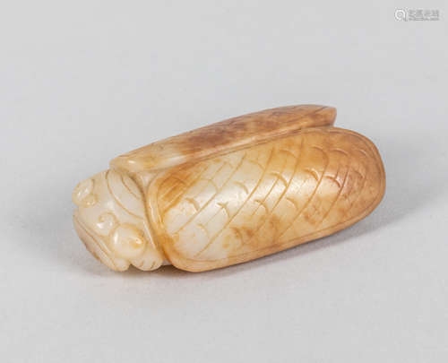 Large Chinese Jade Carving of Cicada