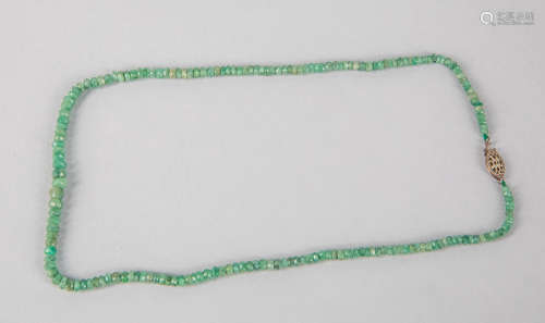 Collectible Emerald Stone Necklace