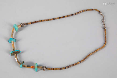 Vintage Heist Turquoise & Shell Necklace